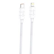 Cable USB-C do Lightning Foneng XS02 PD27W, 1,2m (biały), Foneng