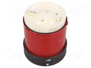 Module: light signaller; red; LED; 230VAC; IP65; Ø70mm; Harmony XVB SCHNEIDER ELECTRIC