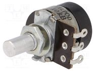 Potentiometer: shaft; single turn; 10kΩ; 100mW; ±20%; on panel; 6mm TELPOD