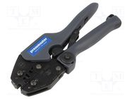 Tool: for crimping; non-insulated terminals angeled 90°; 204mm PRESSMASTER