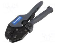 Tool: for crimping; non-insulated terminals angeled 90°; 204mm PRESSMASTER