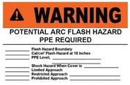 LABEL, WARNING, 5 X 3.5IN, PK5