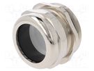 Cable gland; M63; 1.5; IP68; brass; Body plating: nickel BM GROUP