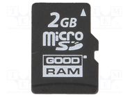 Memory card; industrial; microSD,MLC; 2GB; 0÷70°C GOODRAM INDUSTRIAL
