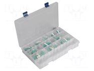 Capacitors-kit; THT; polypropylene; No.of val: 11; 100nF÷1.2uF KEMET