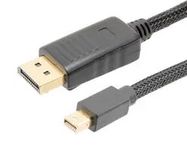 CABLE ASSY, DP PLUG-MINI DP PLUG, 0.5M