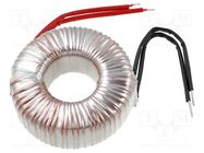 Transformer: toroidal; 160VA; 230VAC; 14V; 11.42A; Leads: cables INDEL