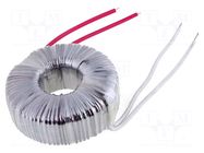 Transformer: toroidal; 160VA; 230VAC; 17V; 9.41A; Leads: cables INDEL