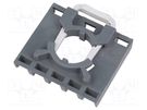 Mounting unit; 22mm; front fixing; for 5-contact elements ABB