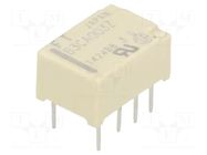 Relay: electromagnetic; DPDT; Ucoil: 3VDC; 2A; 0.3A/125VAC; FTR-B3 FCL Components