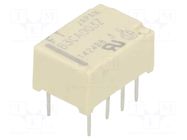 Relay: electromagnetic; DPDT; Ucoil: 3VDC; 2A; 0.3A/125VAC; FTR-B3 FCL Components