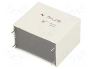 Capacitor: polypropylene; DC-Link; 100uF; Uoper: 450VDC; Ifsm: 677A KEMET