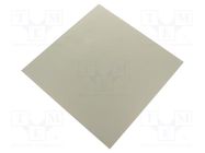 Shielding mat; 240x240x0.1mm; Permeability: 60; self-adhesive 