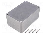 Enclosure: multipurpose; X: 80mm; Y: 125mm; Z: 58mm; 1550Z; aluminium HAMMOND