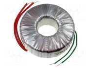 Transformer: toroidal; 450VA; 230VAC; 230V; 2.05A; Leads: cables INDEL
