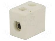 Connector: terminal block; 32A; 450V; hot condition; for cable SIMET