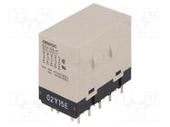 Relay: electromagnetic; 4PST-NO; Ucoil: 12VDC; 25A; Series: G7J; PCB OMRON