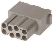 RECTANGULAR HAN EE MODULE, RECEPTACLE, 8WAY, QUICKLOCK