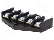 Connector: terminal block; 16A; 450V; screw terminal; black PLASTROL