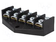 Connector: terminal block; 400V; screw terminal; Contacts: brass PLASTROL
