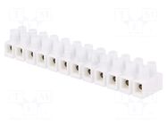 Connector: terminal block; 32A; 400V; screw terminal; white; 4mm2 SIMET
