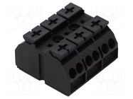 Connector: terminal block; 32A; 500V; screw; push-in,spring clamp WAGO