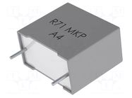 Capacitor: polypropylene; R71; 330nF; 420VDC; 220VAC; 18x6x12mm KEMET