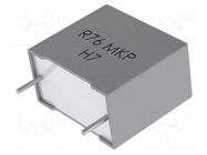 Capacitor: polypropylene; R76; 1.5uF; 32x18x33mm; THT; ±5%; 27.5mm KEMET