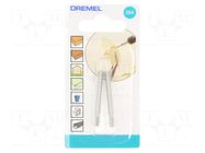 Fast cutting mill; Ø: 3.2mm; for DREMEL electric tools; 2pcs. DREMEL
