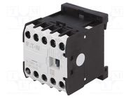 Contactor: 3-pole; NO x3; Auxiliary contacts: NO; 24VDC; 12A; DILEM EATON ELECTRIC