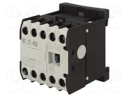 Contactor: 3-pole; NO x3; Auxiliary contacts: NC; 24VAC; 12A; DILEM EATON ELECTRIC