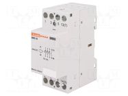 Contactor: 4-pole installation; 25A; 24VAC,24VDC; NO x4 LOVATO ELECTRIC