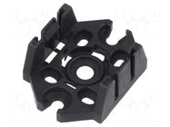 Accessories: mounting clamp; black; 770,WINSTA WAGO