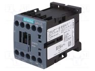 Contactor: 3-pole; NO x3; Auxiliary contacts: NC; 24VDC; 12A; 3RT20 SIEMENS