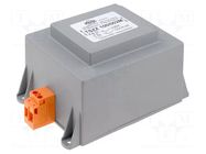 Transformer: encapsulated; 100VA; 230VAC; 12V; 8.33A; screw type INDEL