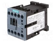 Contactor: 3-pole; NO x3; Auxiliary contacts: NO; 24VAC; 12A; 3RT20 SIEMENS