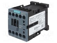Contactor: 3-pole; NO x3; Auxiliary contacts: NC; 24VAC; 9A; 3RT20 SIEMENS