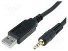Module: cable integrated; UART,USB; lead; 5V; Jack 3,5mm,USB A FTDI