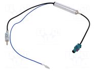 Connector: antenna adapter; DIN plug,Fakra plug; straight 4CARMEDIA