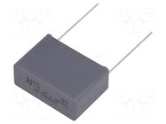 Capacitor: polypropylene; R75; 1.5uF; 400VDC; 220VAC; 32x13x22mm KEMET