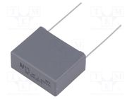 Capacitor: polypropylene; R71; 220nF; 32x9x17mm; THT; ±10%; 27.5mm KEMET