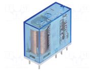 Relay: electromagnetic; DPDT; Ucoil: 48VDC; Icontacts max: 6A FINDER