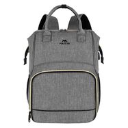 Laptop Backpack / Lunch Bag 15.6'' Matein 1368 USB Grey, Matein