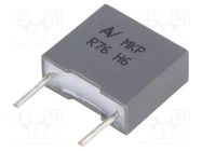 Capacitor: polypropylene; R76; 1nF; 10x4x9mm; THT; ±5%; 7.5mm; 1kVDC KEMET