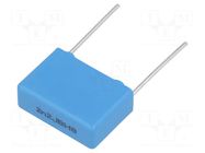 Capacitor: polypropylene; 2.2nF; 3kVDC; 1000VAC; 18x6.5x12.5mm KEMET