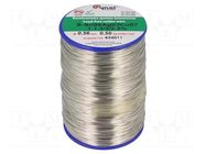 Tin; lead free; Sn99Ag0,3Cu0,7; 560um; 500g; reel; 216÷227°C; 3% CYNEL