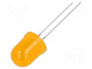 LED; orange; 10mm; 150÷220mcd; 180°; Front: convex; 1.8÷2.6VDC OPTOSUPPLY