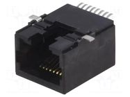 Connector: RJ45; socket; PIN: 8; 8p8c; on PCBs; SMT; horizontal KEYSTONE