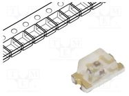 LED; SMD; 0603; red; 18÷54mcd; 1.6x0.8x0.8mm; 130°; 2÷2.4V; 20mA VISHAY