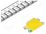 LED; SMD; 1206; white warm; 400÷450mcd; 120°; 20mA; 3÷3.6V; 108mW 